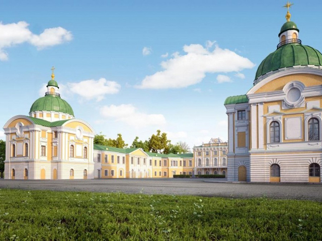 Фасады Путевого дворца в Твери украсят подсветкой