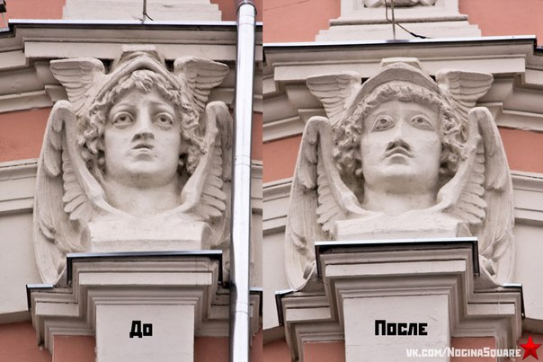 Изуродованному на фасаде московского дома Меркурию вернут исторический облик