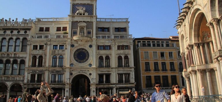 Часовая башня (Торре-делл’Оролоджо, Torre dell’orologio) — Венеция, Piazza San Marco
